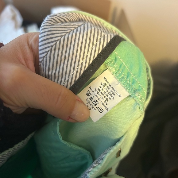 J.Crew Mint Green Broken In Chino Shorts - Picture 4 of 4